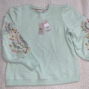 NWT Boden Embroidered Sweatshirt